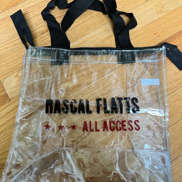 Bags | Clear Bag Rascal Flatts Fan Club | Poshmark